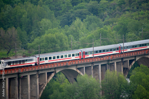 Railway in Campania Region - Italy photo