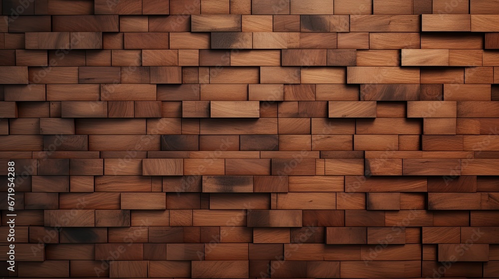wooden bricks wall background wooden bricks wall background