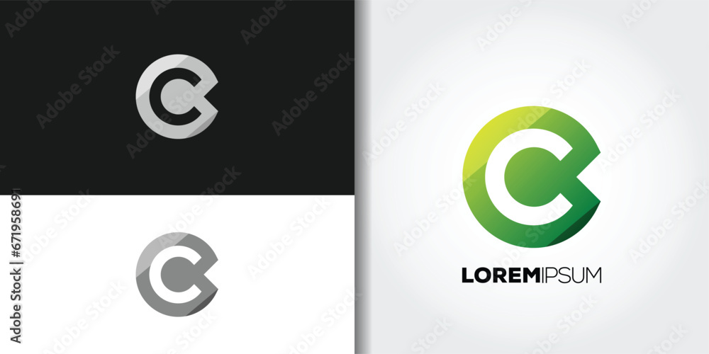 letter c logo letter c logo
