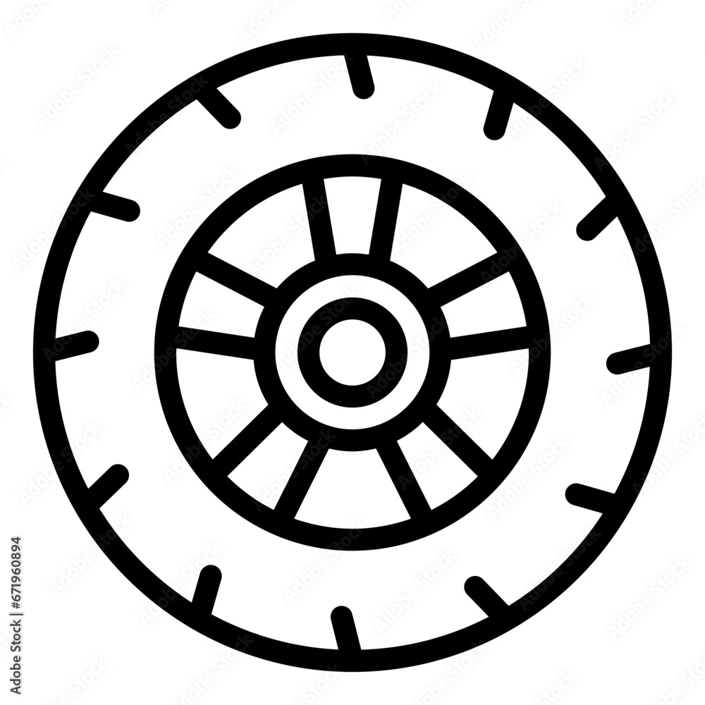 Fototapeta premium Tire icon