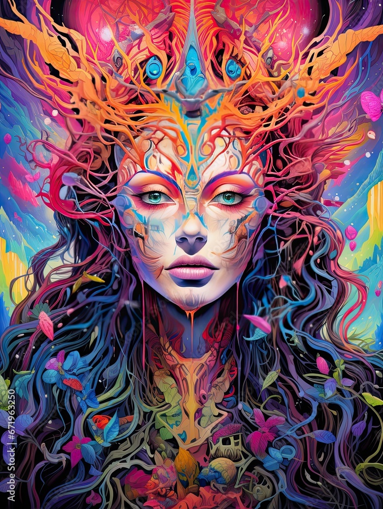 Tripped Out: Acid Psychedelic Art Takes You on an Unforgettable Journey