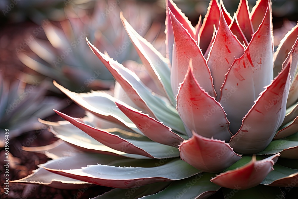 Agave Aesthetics: Soft Detail Textures of Cactus Plant Agave Aesthetics: Soft Detail Textures of Cactus Plant