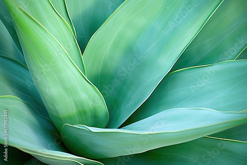 Agave Abstract: Soft Texture Details of a Cactus Plant