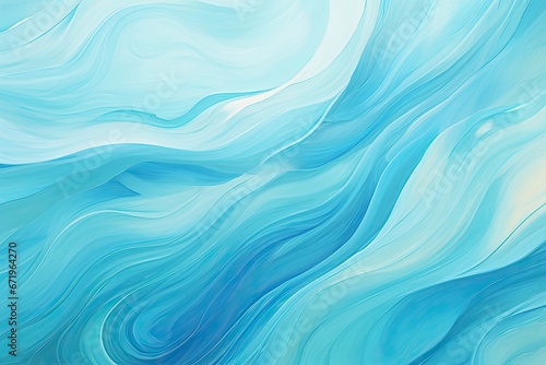 Aqua Swathe: Ocean Wave Inspired Blue Abstract Backgrounds photo