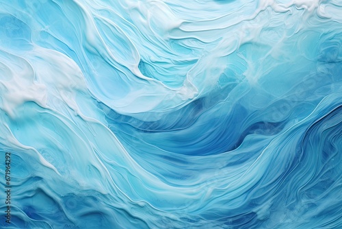 Aqua Swathe: Captivating Blue Abstract Backgrounds - Inspired by Ocean Waves