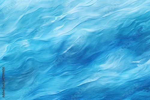 Azure Flux: Abstract Blue Wave Texture - Unique Digital Image