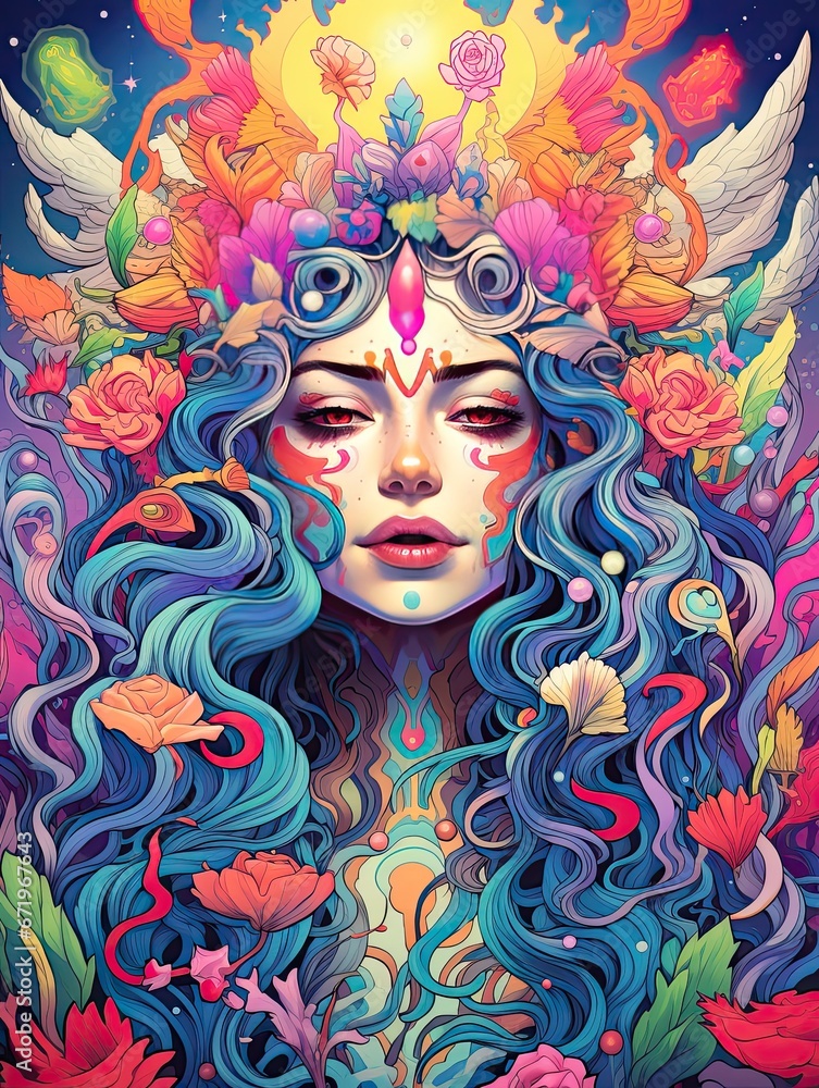 Cool Psychedelic Art: Chill Vibes in Color Cool Psychedelic Art: Chill Vibes in Color