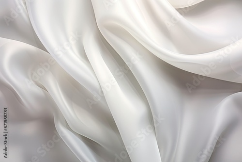 Crystal Cascade: Beautiful Soft Blur White Gray Satin Texture with Exquisite Patterns