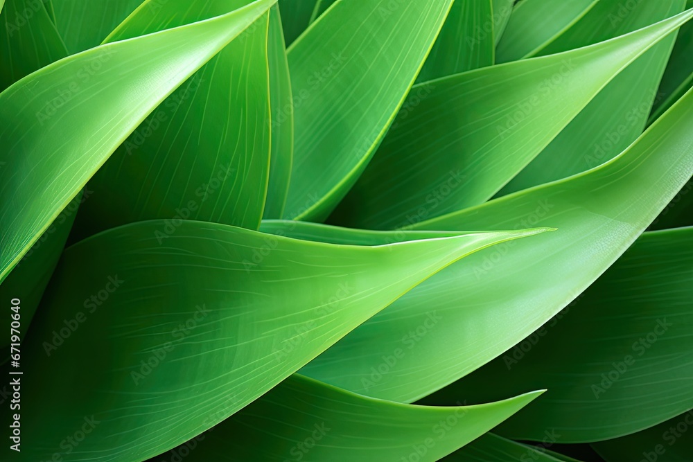 Fotografie Green Gradient, Agave Attenuata Cactus Plant