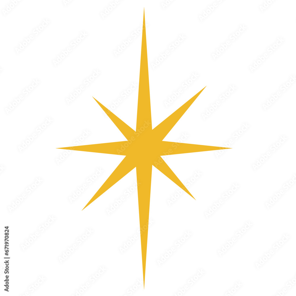 Obraz premium Mid Century Christmas icon