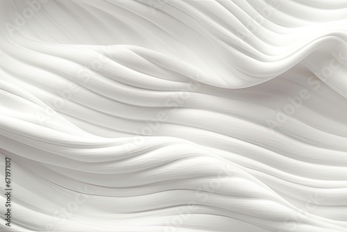 Ivory Illusion: Abstract White Fabric Texture