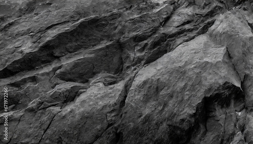 abstract, dark textured background with shades of grey, black, and white resembling a rugged mountain surface, conveying strength and resilience in its raw, natural beauty