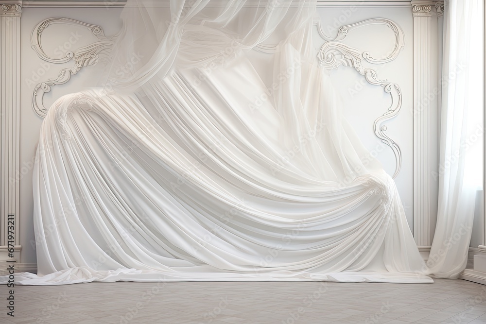 PanoSatin - White Silver Fabric Silk: Ultimate Panoramic Background PanoSatin - White Silver Fabric Silk: Ultimate Panoramic Background