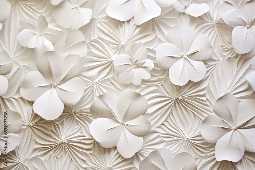 White Paper Heaven: Exquisite Background with an Enchanting Paper Paradise White Paper Heaven: Exquisite Background with an Enchanting Paper Paradise