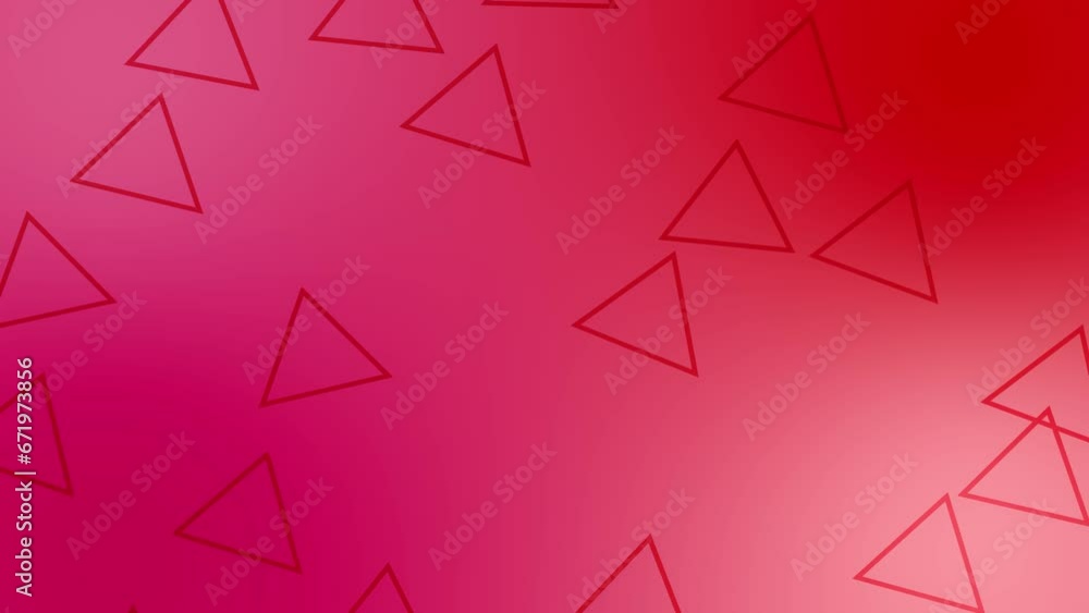 CG of red background including triangle shaped object CG of red background including triangle shaped object