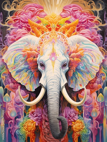Psychedelic Art Paintings: Unleashing the Unconscious Mind through Colorful Brushstrokes