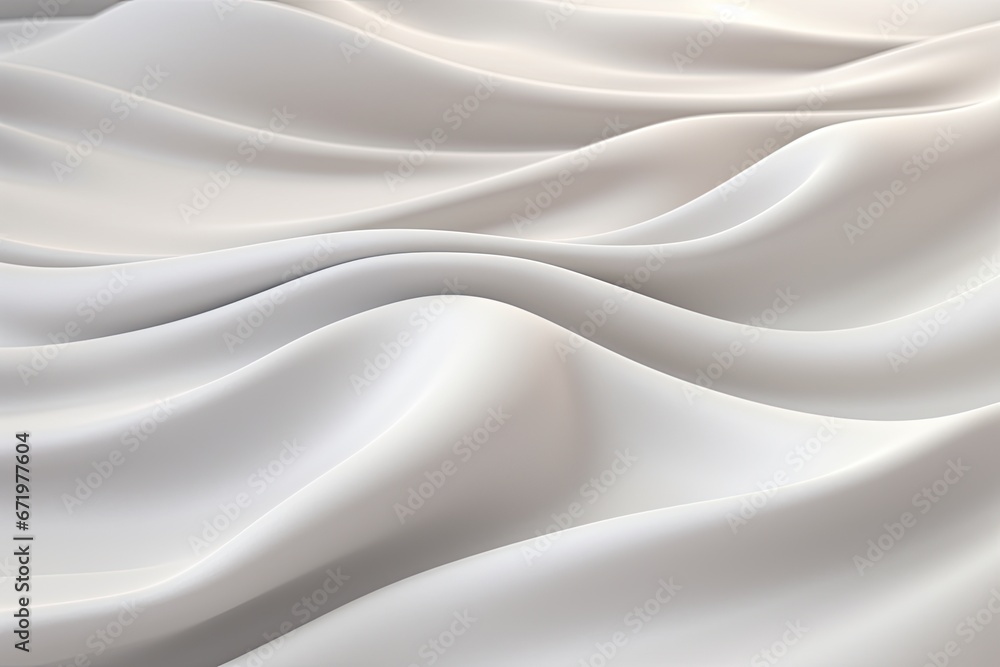 Obraz premium Satin Dunes: Exquisite White Gray Satin Texture with Soft Pattern