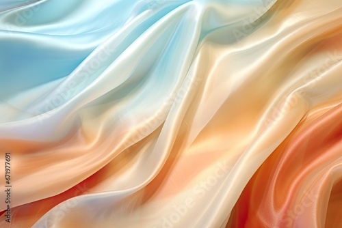 Satin Texture with Soft Blur Pattern: Shimmering Stream