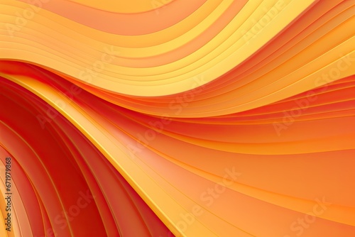 Tangerine Twist: A Vibrant Geometric Background with Orange Curved Lines