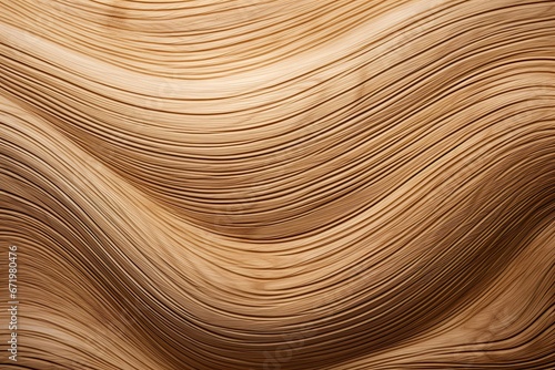 Timber Twirls: Captivating Curved Wooden Wall Texture Background