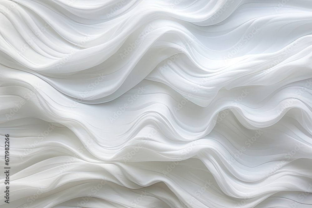 Weaving Waves: Abstract White Fabric Texture with Soft Motion Weaving Waves: Abstract White Fabric Texture with Soft Motion
