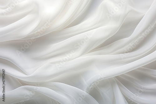 Whispering Winds and Soft Waves: Enchanting White Fabric Background for Dreamy Imagery