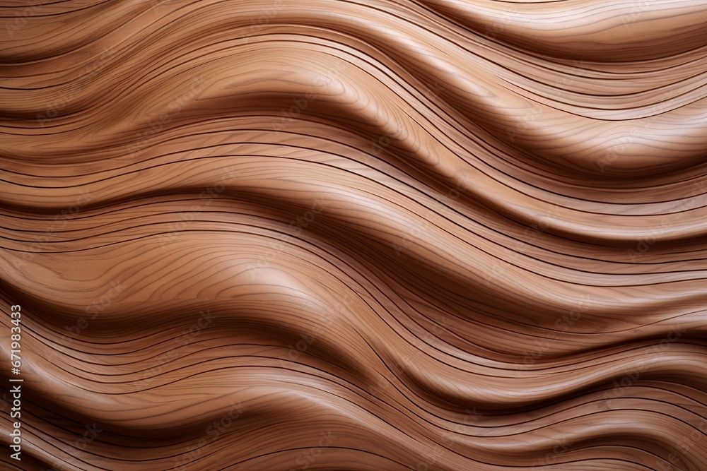 Wood Wave: Curved Wall Texture Background Image Wood Wave: Curved Wall Texture Background Image