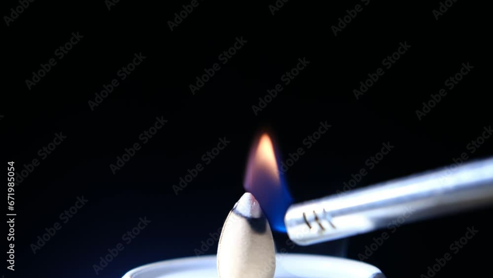 Burning incense and smoke on black background Burning incense and smoke on black background