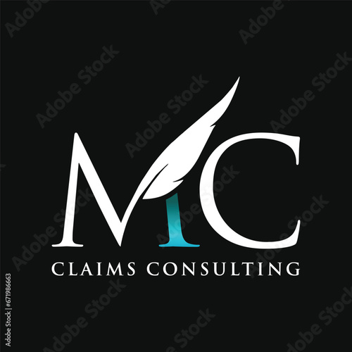 Letter MC Typography Creative Abstract Business Logo