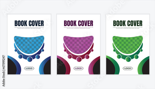 Modern Creative A4 Vectors Bok Cover Design Template, Education Book Cover Design2024