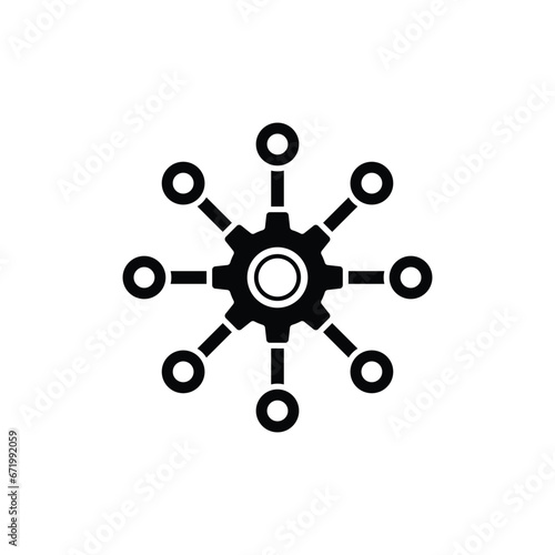 operations or process icon, vector