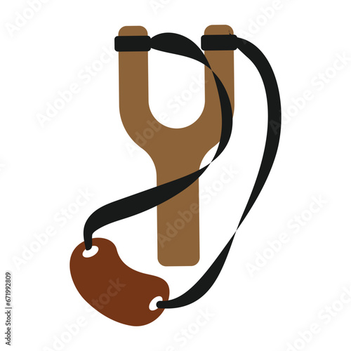 slingshot vector icon