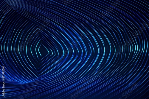 abstract blue tunnel photo