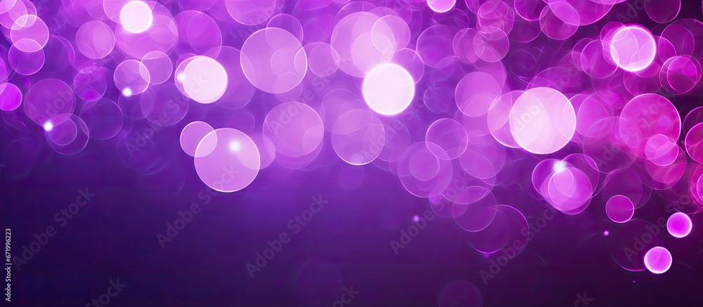 Background with vibrant violet circles on an abstract backdrop