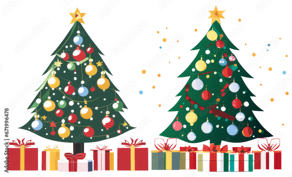 christmas tree with gifts christmas tree with gifts