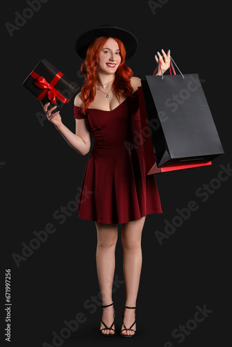 Beautiful young woman with ...