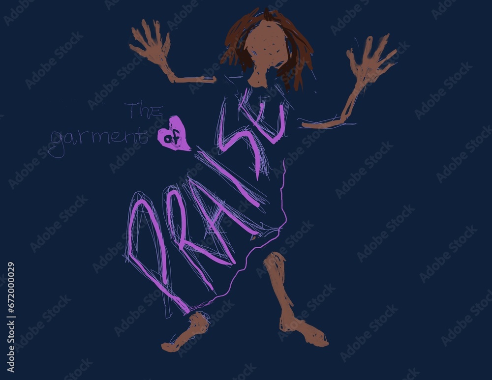 Fototapeta premium Garment of praise