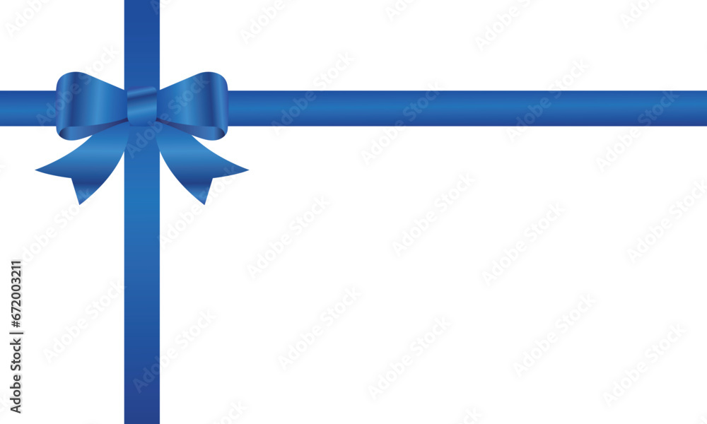 Blue bow realistic with horizontal and Vertical cross ribbon place on white background for decorate you wedding card, gift card or website Vector Blue bow realistic with horizontal and Vertical cross ribbon place on white background for decorate you wedding card, gift card or website Vector