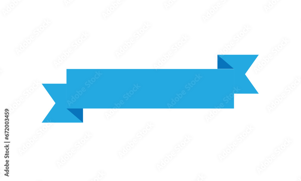 blue ribbon banner sign. blue ribbon banner on white background blue ribbon banner sign. blue ribbon banner on white background