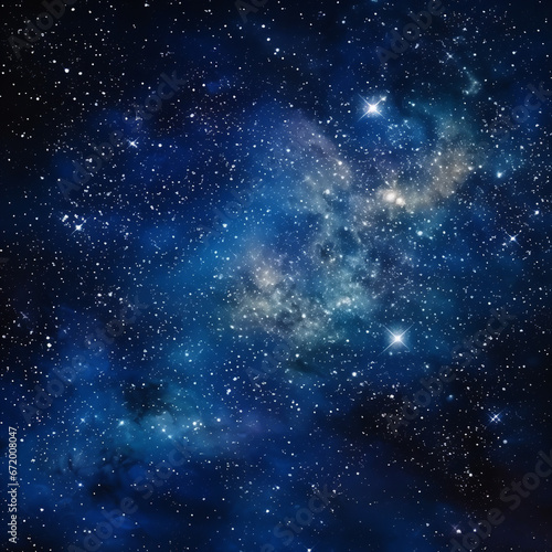 starry night sky outer space universe background © Lens_Lore