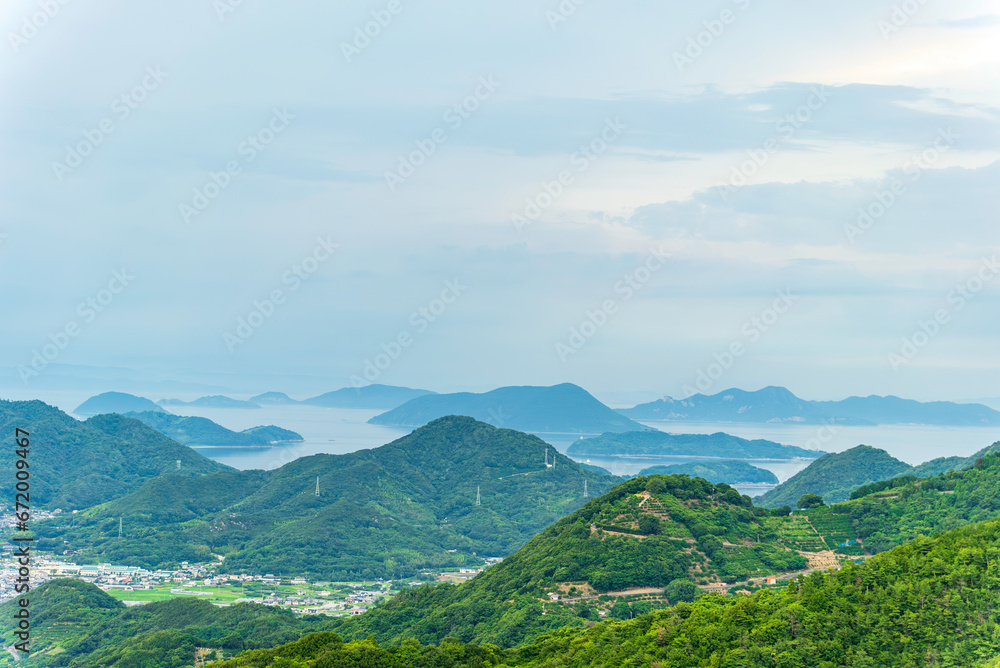 稲積山展望台から見る風景