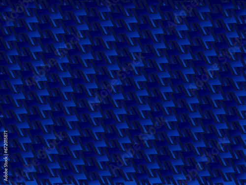 Blue metal texture steel background. Luxurious steel ornament. Perforated metal sheet. © Wendi