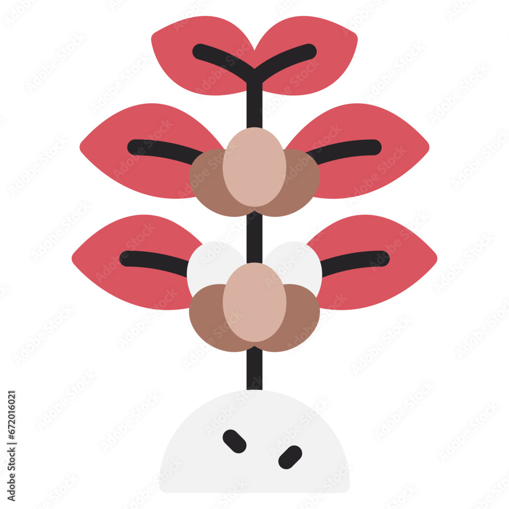 Coffee Plant Icon Coffee Plant Icon