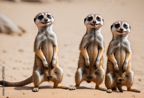 The Wilderness Captured in a Collection of Meerkats