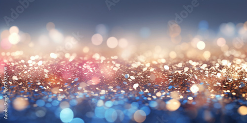 Abstract festive sparkle lights background