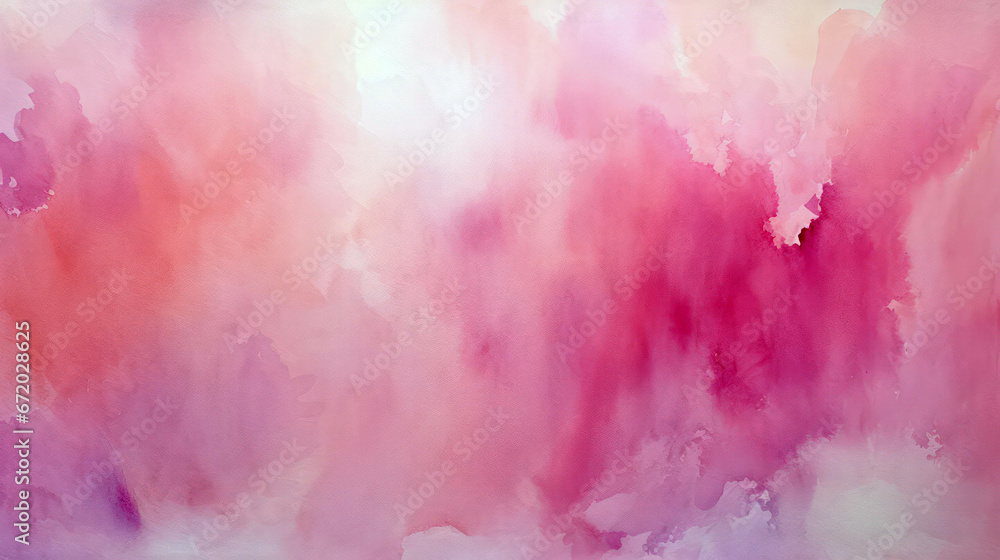 Obraz premium pink tulip water color background