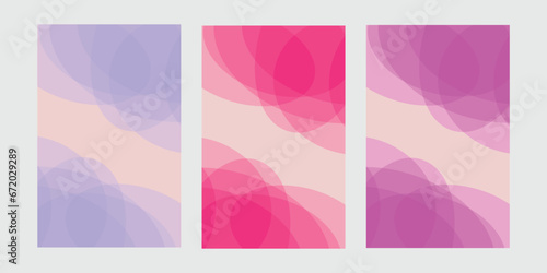 vector background design with three color variations