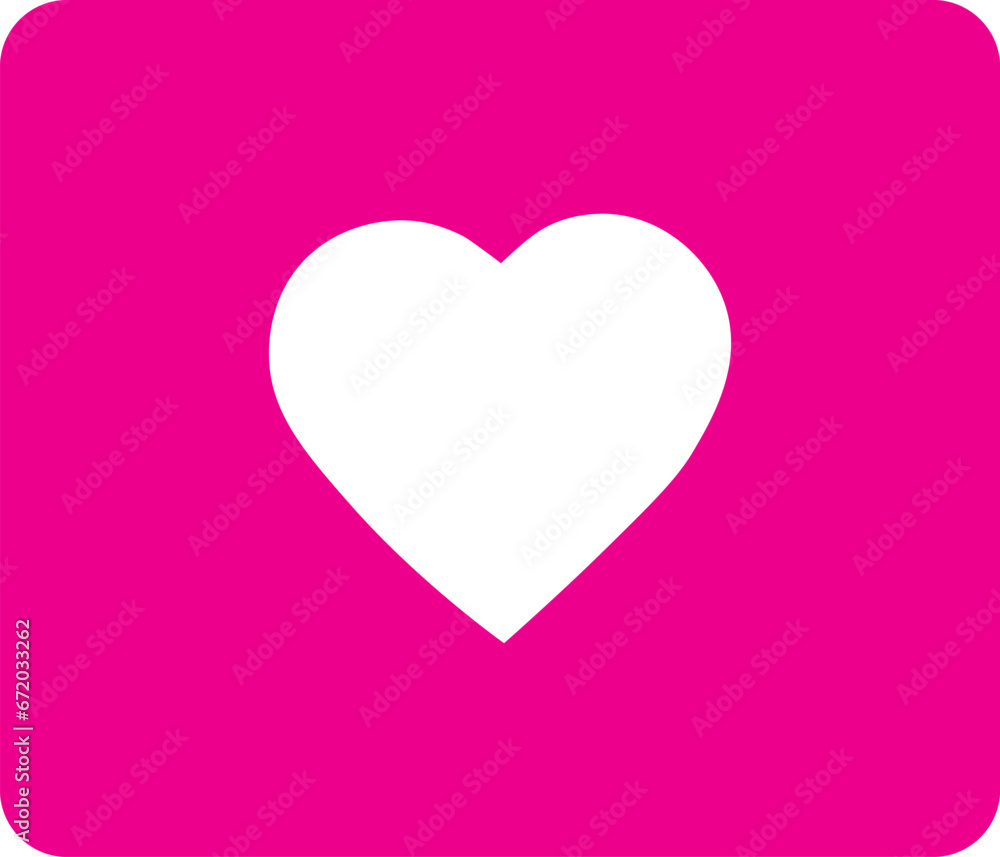 Social media heart shape. Heart shape vector design.