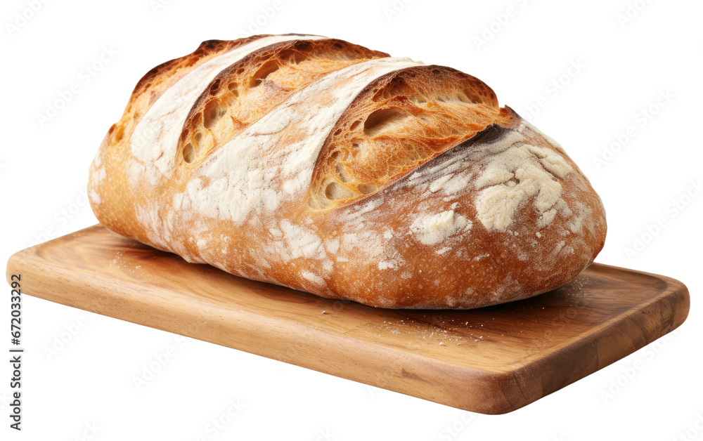 The Art of Baking Embracing the Warmth of Freshly Baked Bread on White or PNG Transparent Background.