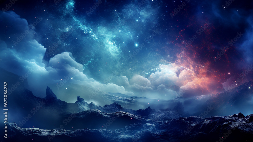 Realistic Nebula Sky